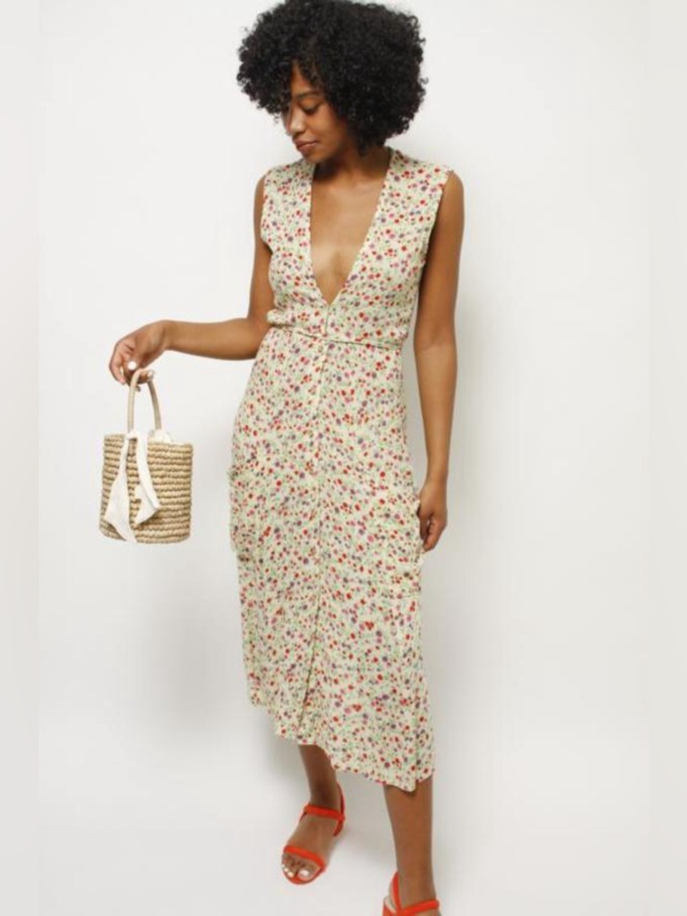 FAITHFUL THE BRAND Blohm MIDI Dress
